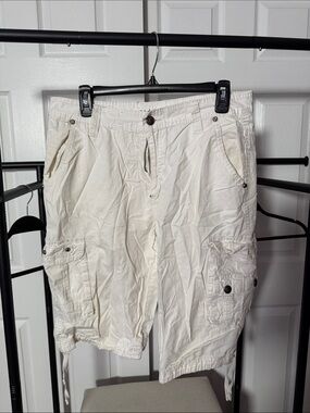 PD&C Men's Off-White Cargo Shorts